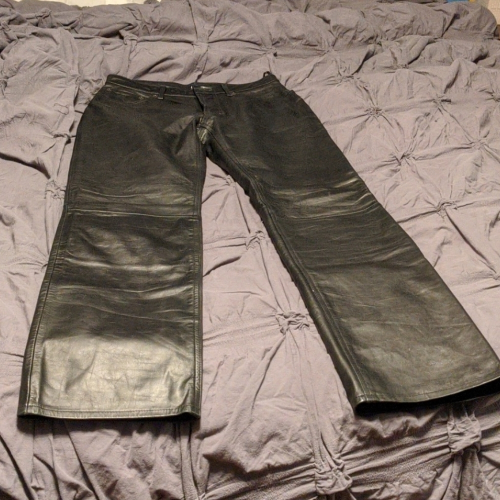 Gap leather pants